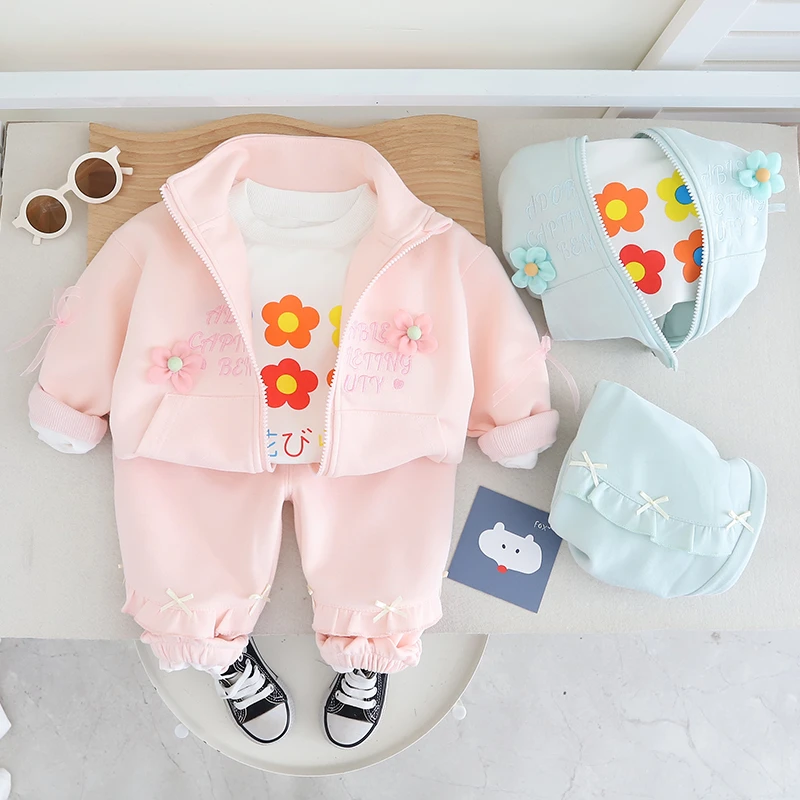 男童春装套装新款棒球服儿童童装洋气婴儿宝宝衣服秋装运动三件套