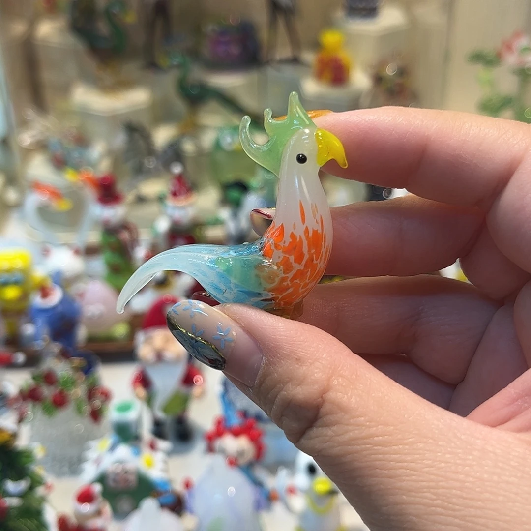 手工艺品琉璃小鸟
