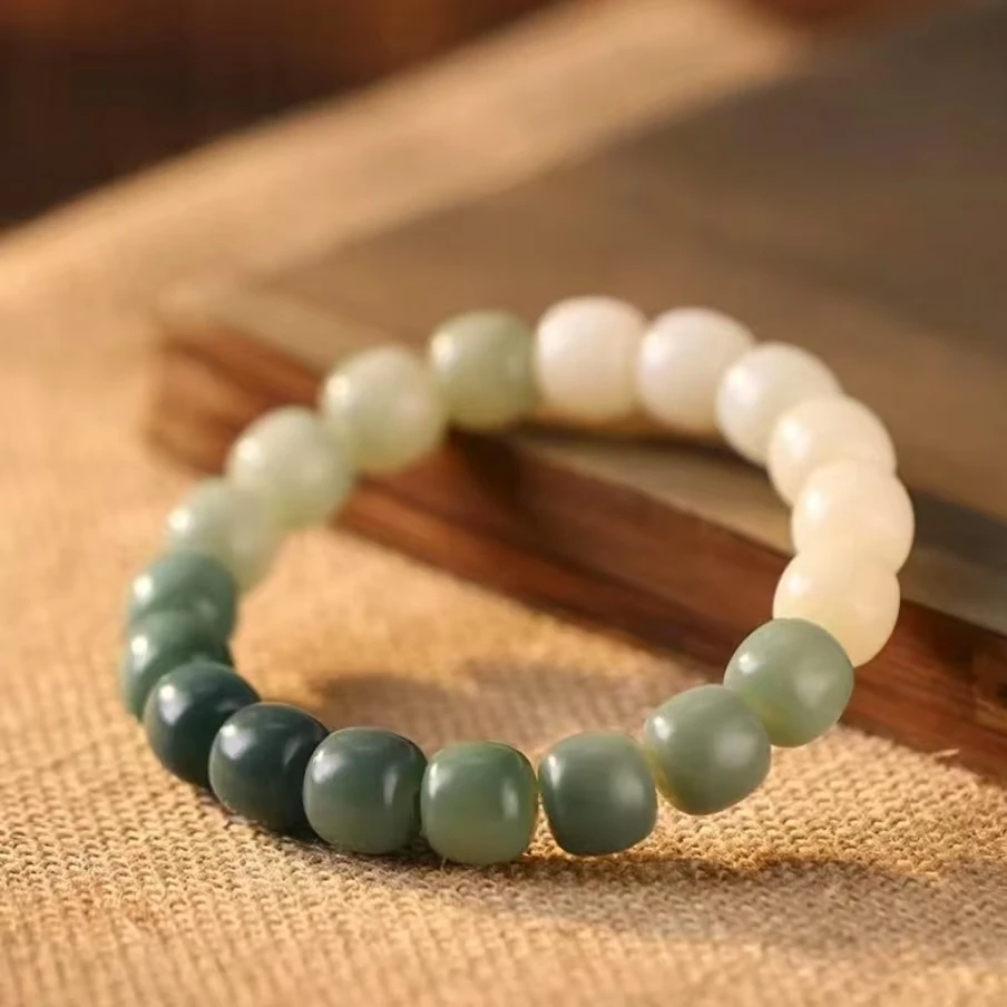天青色渐变菩提单圈手串-无礼盒-32372