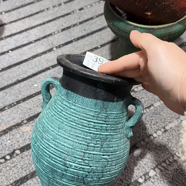 绿色双耳399高度23口径15