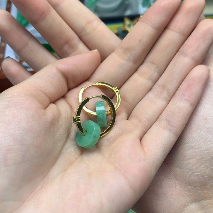 翡翠银S925镶嵌颈饰翡翠