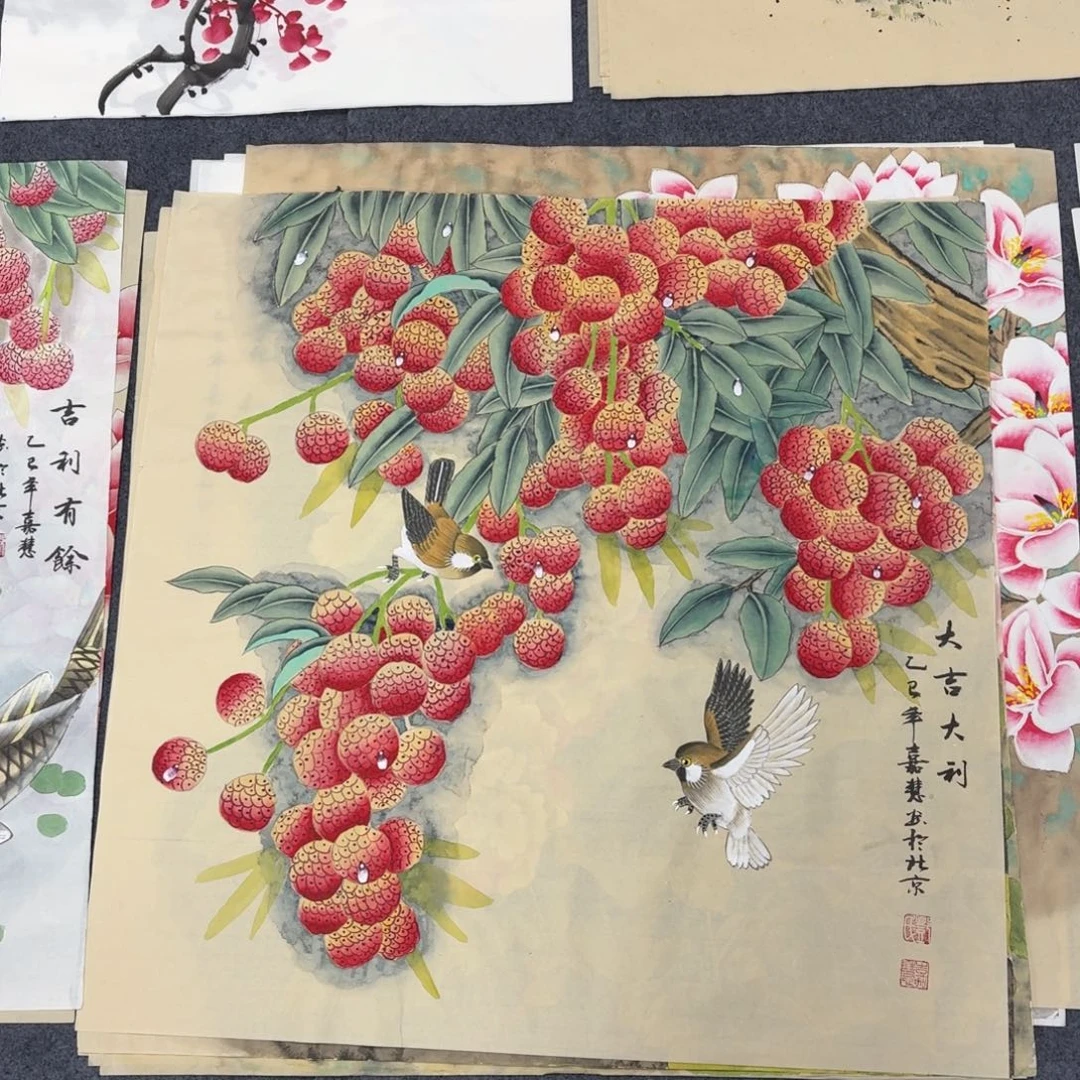 国画68×68精品工笔画画画画