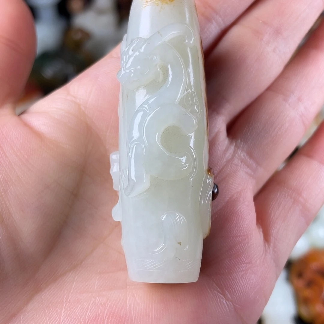 未镶嵌和田玉（白玉）珠宝奇石