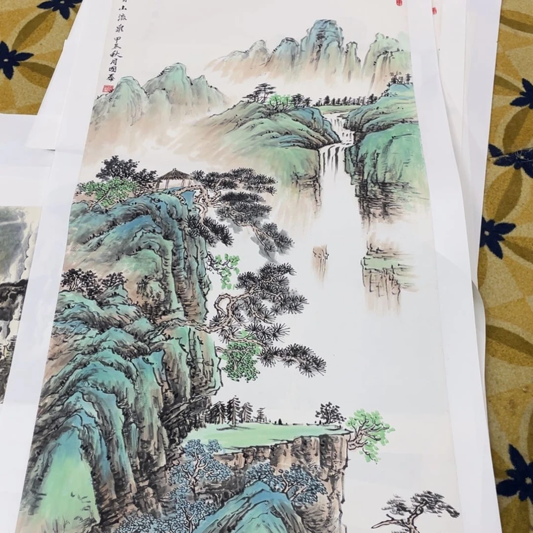 国画鸿**伴四尺作品赵老师1111