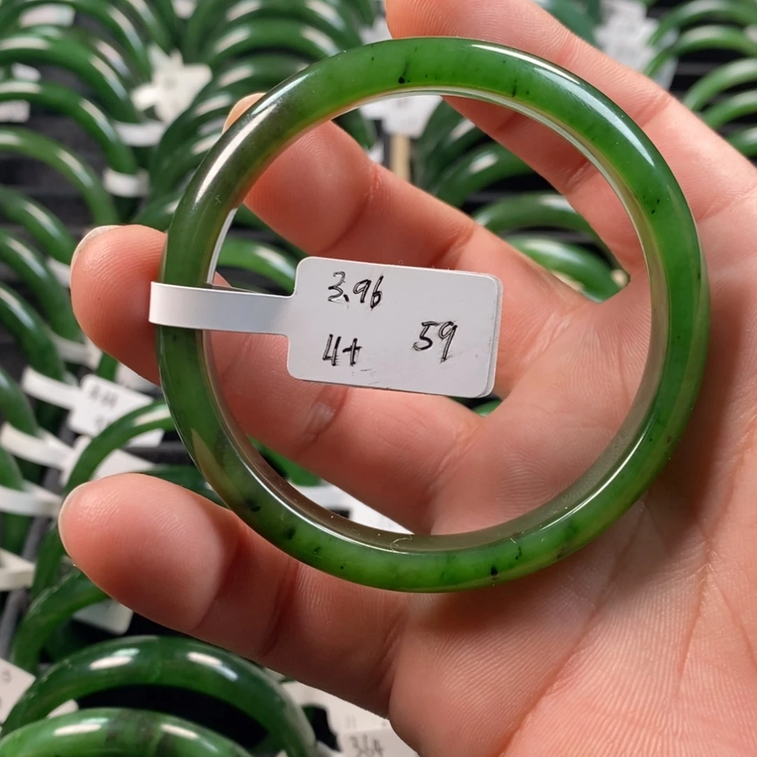 和田玉（碧玉）未镶嵌手镯59