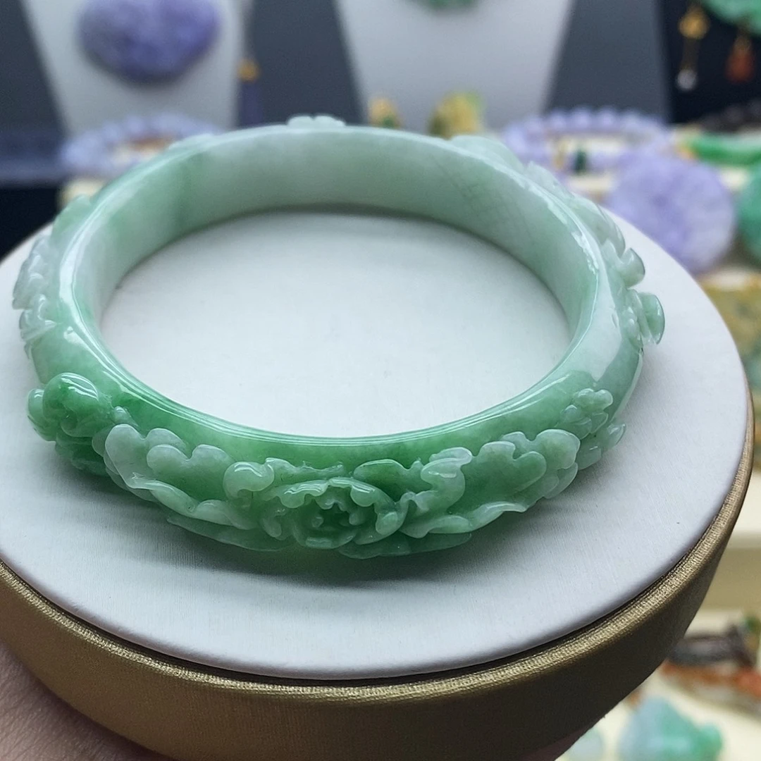 土****翡翠未镶嵌手镯手镯