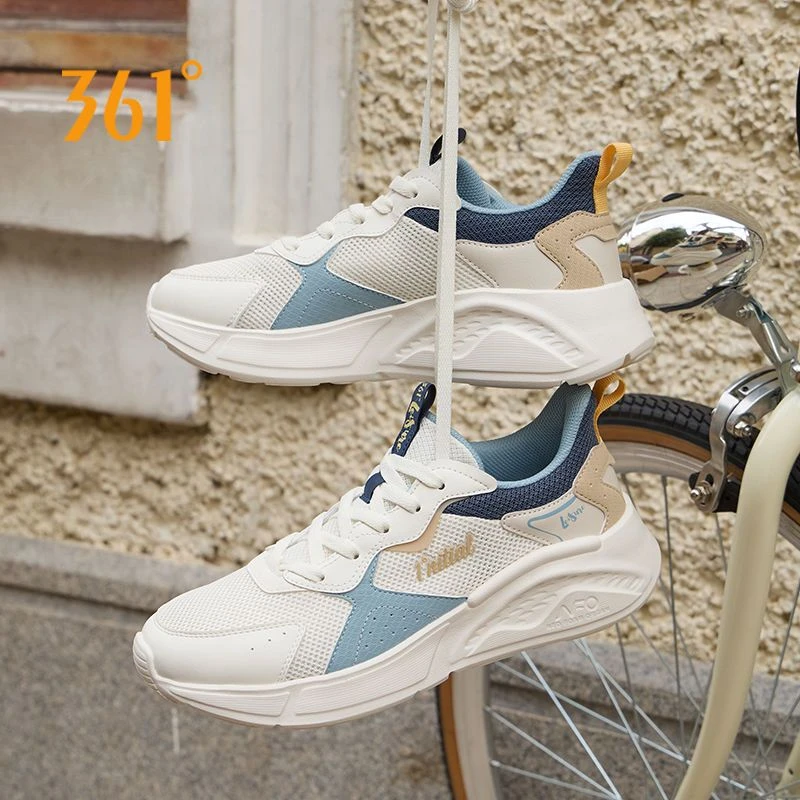 361°【轻舒】男鞋春夏新款网面透气减震软底运动鞋-3763/3764