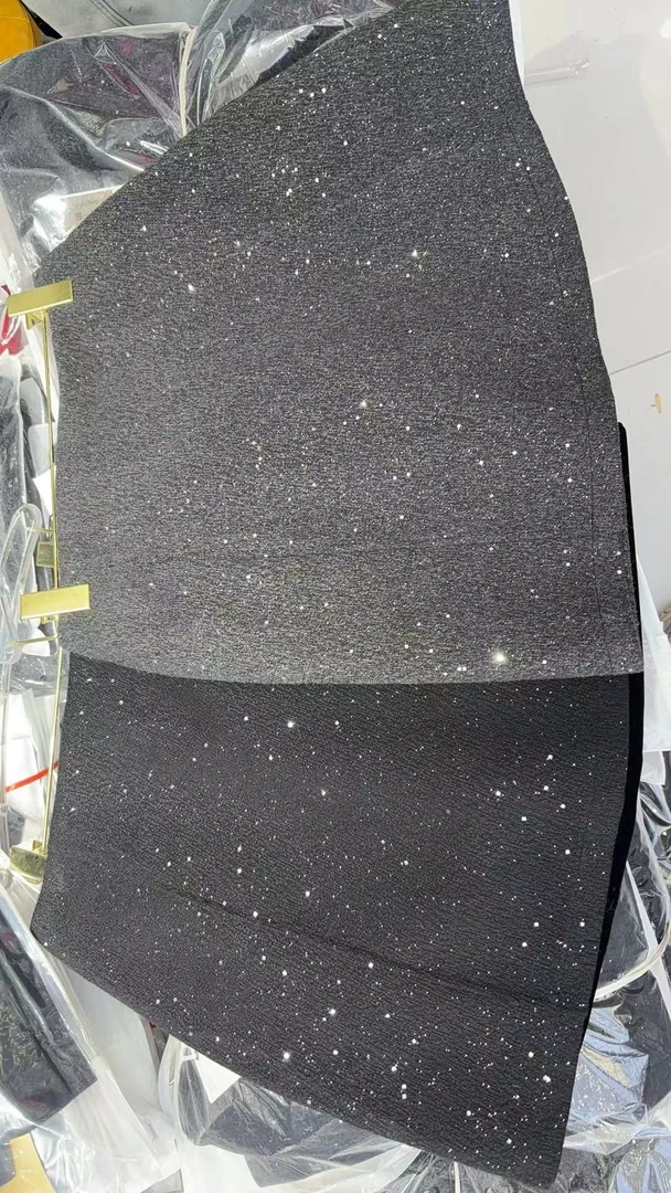 嘉嘉推荐#9908【早春加厚款】时尚百搭休闲亮片半身裙