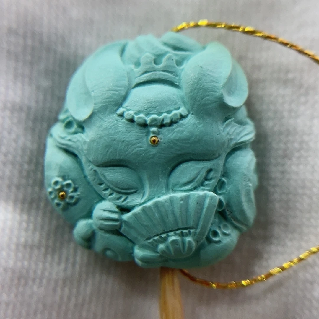 未镶嵌绿松石珠宝奇石