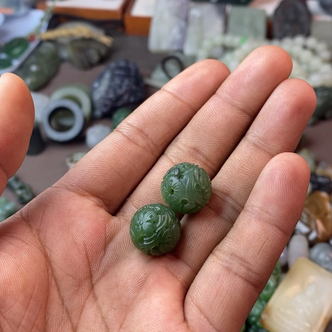 和田玉颈饰未镶嵌欧**槽