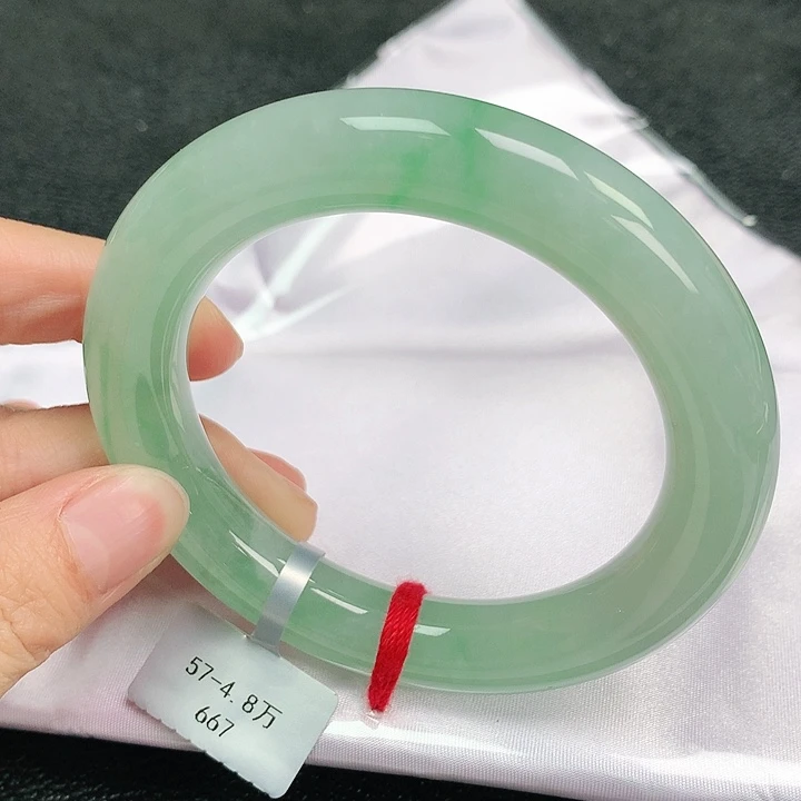 【闪购商品】翡翠手镯未镶嵌5758圈