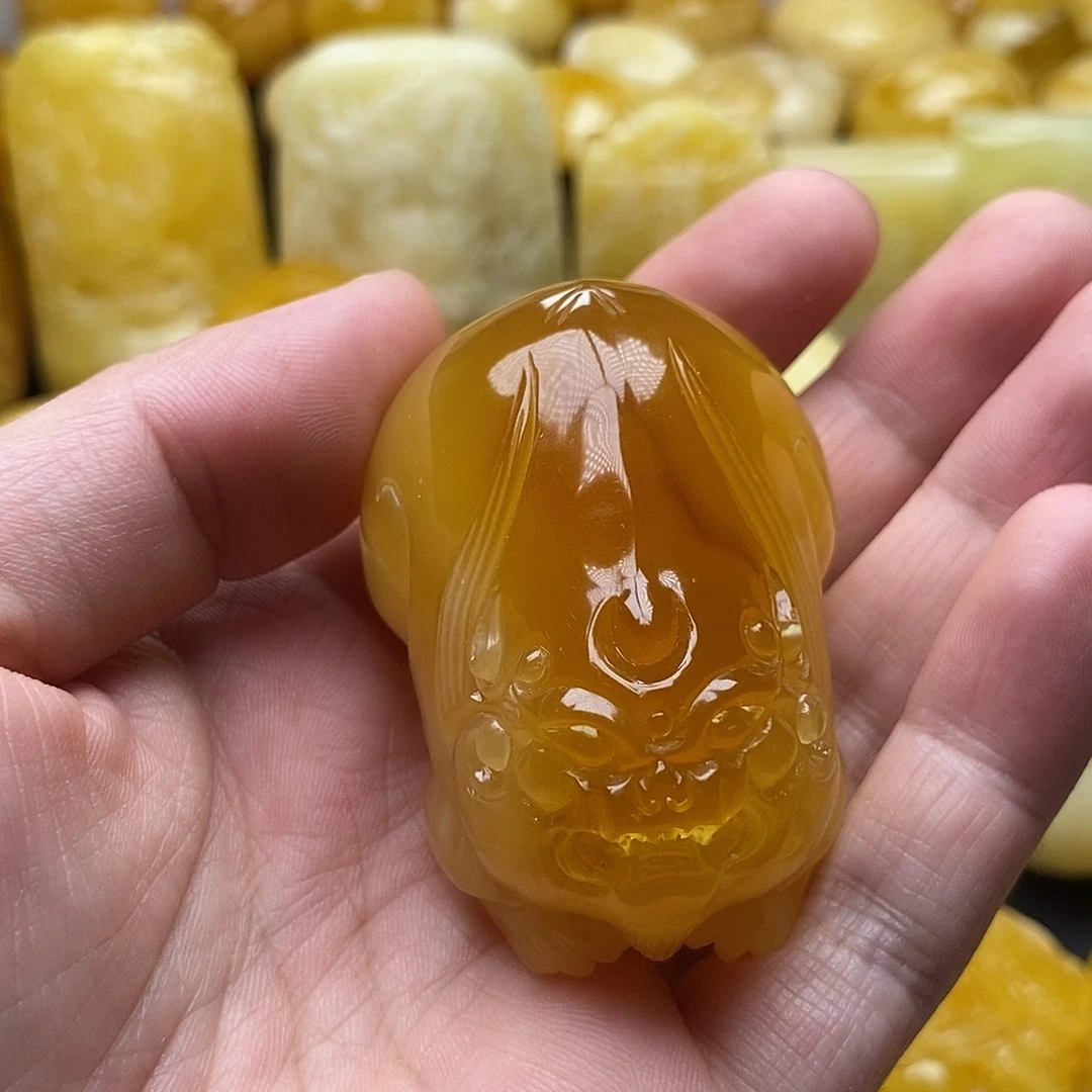 琥珀颈饰未镶嵌琥珀蜜蜡吊坠