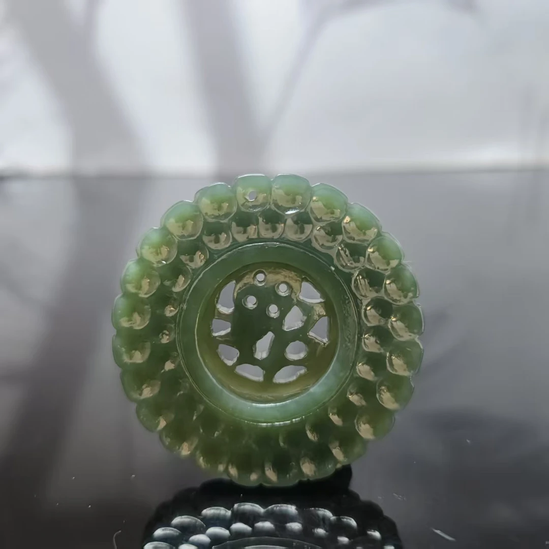 Z和田玉时来运转吊坠2535