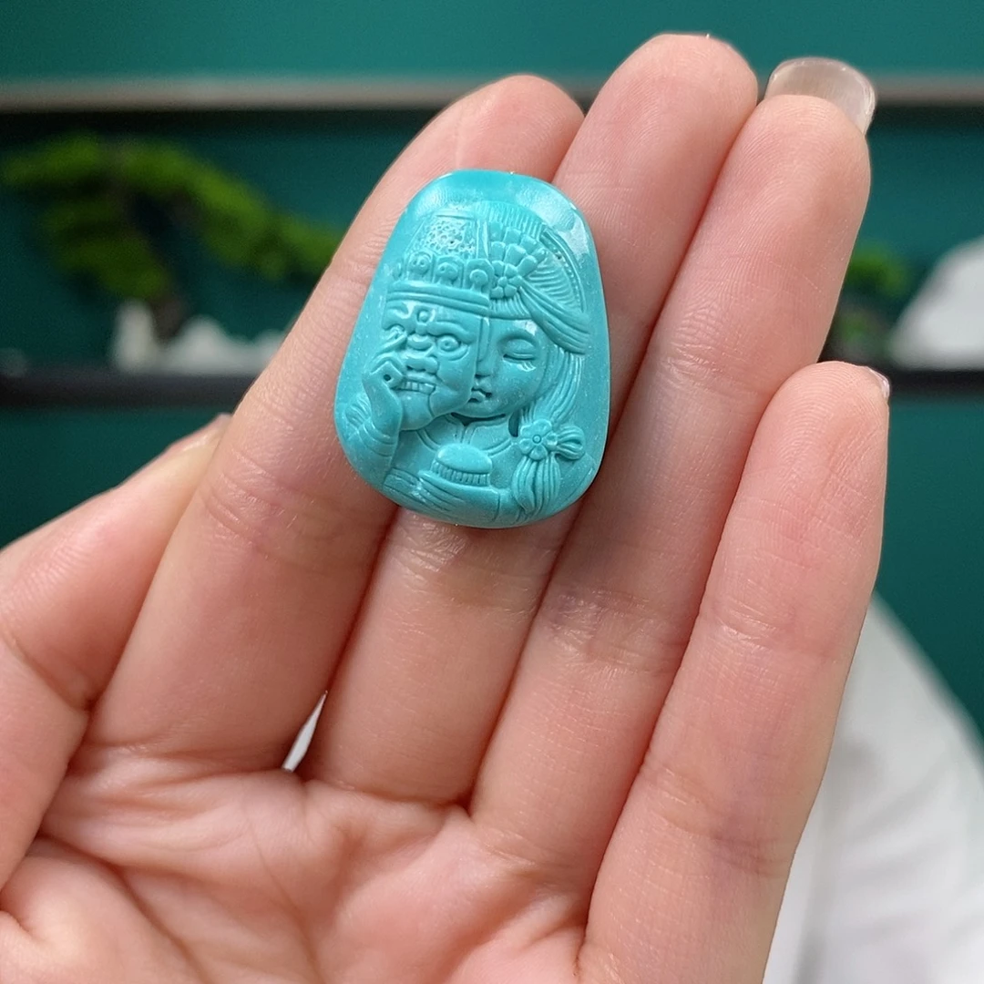 未镶嵌绿松石颈饰