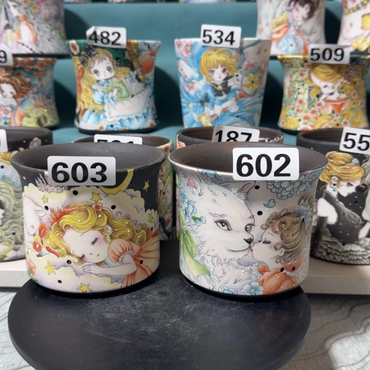 景德镇陶瓷多肉花盆多彩