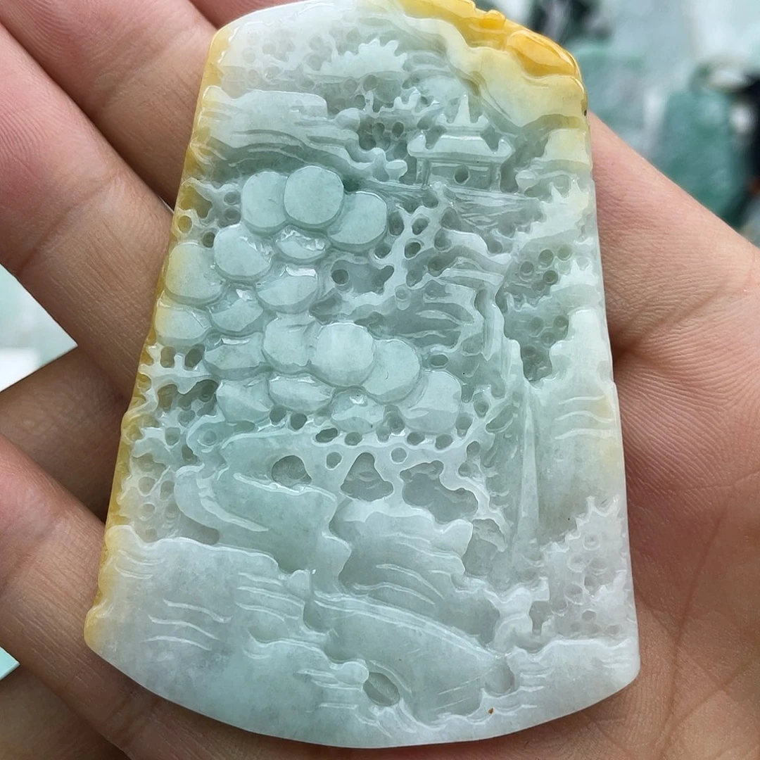颈饰未镶嵌翡翠翡翠