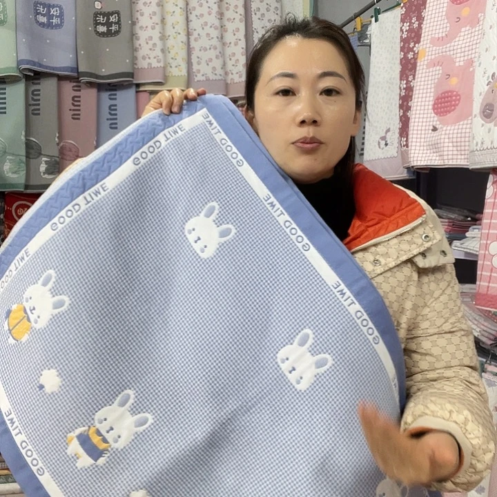 棉特价蓝色小兔子