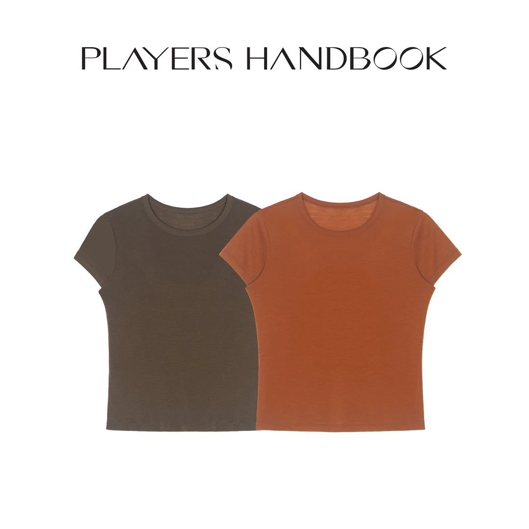 PH《羊气%》极简主义高级进口满分羊毛时尚百塔圆领基础短袖PH2337