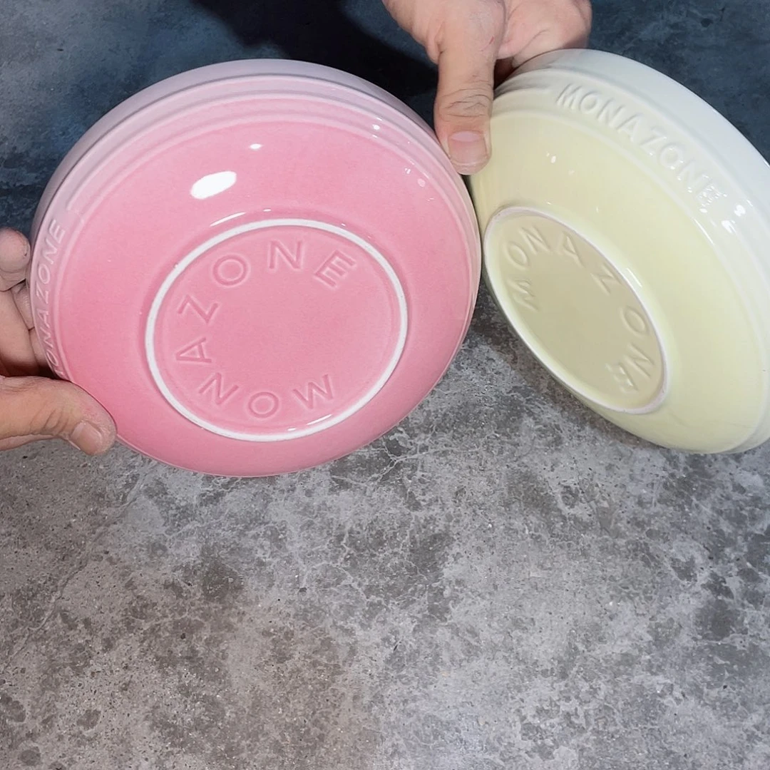 瓷片微瑕陶瓷餐具2个装