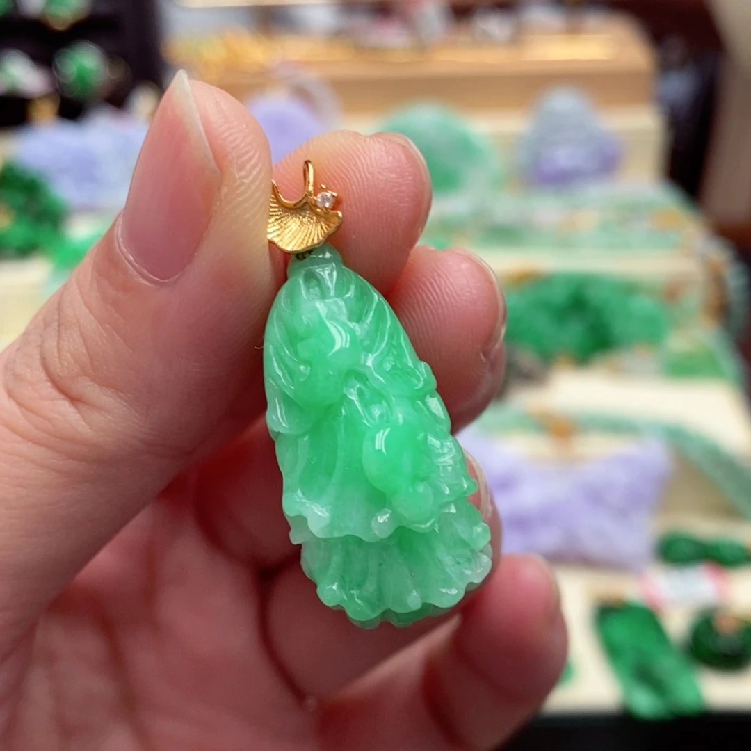 颈饰未镶嵌翡翠翡翠吊坠