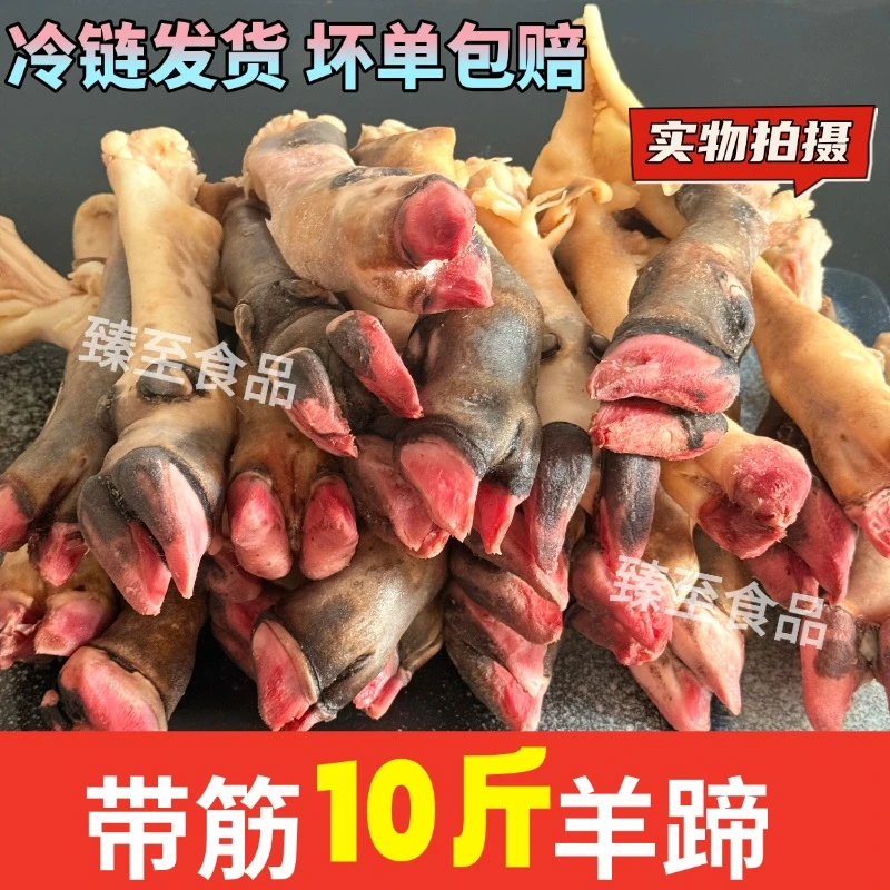 10斤黑花蹄带筋羊蹄肉多筋多内蒙古羊蹄冷冻发货
