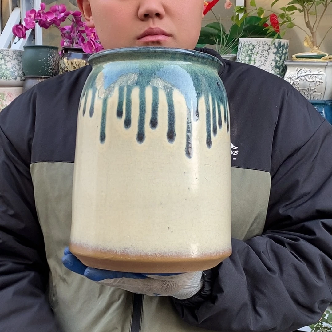花盆紫砂口17高26处理
