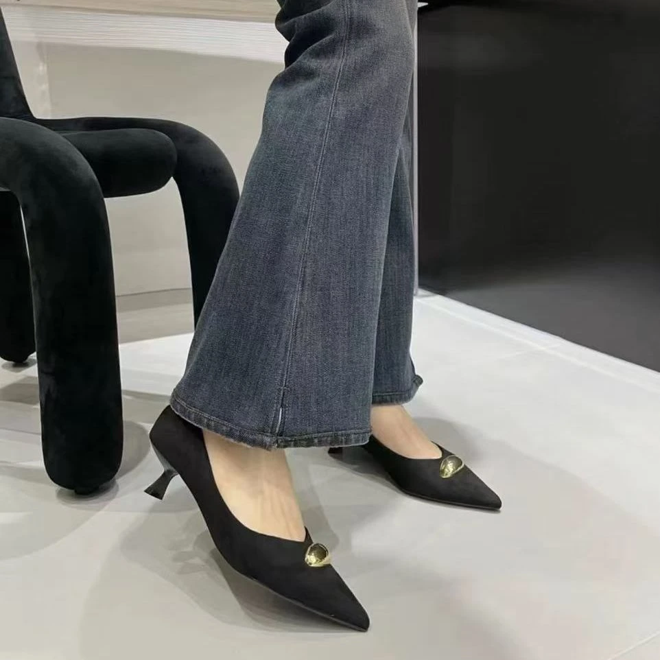 6618-2法式复古女神显气质优雅知性时装鞋