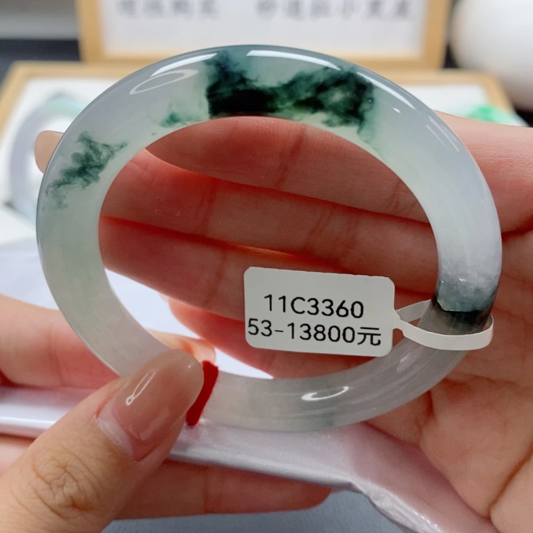 未镶嵌手镯翡翠天然A货翡翠手镯