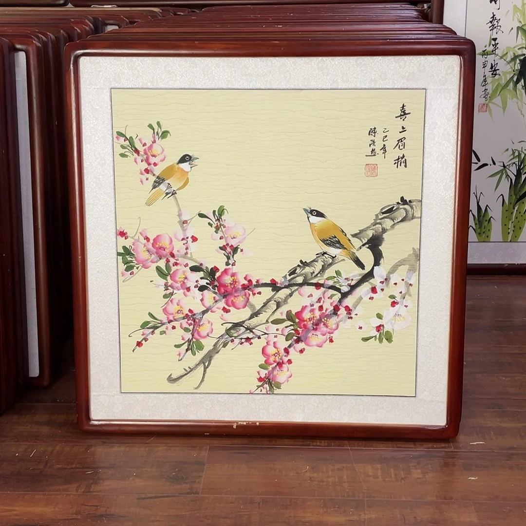 国画带框尺寸63*63厘米