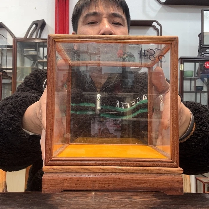 红酸枝木类红酸枝巴里黄檀玻璃罩584