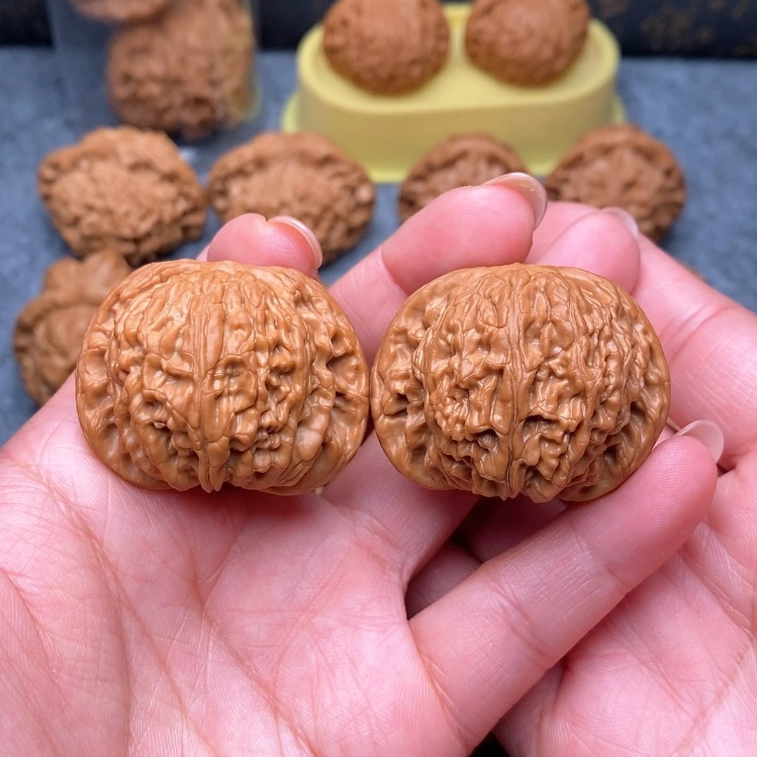 文玩核桃把件磨盘42