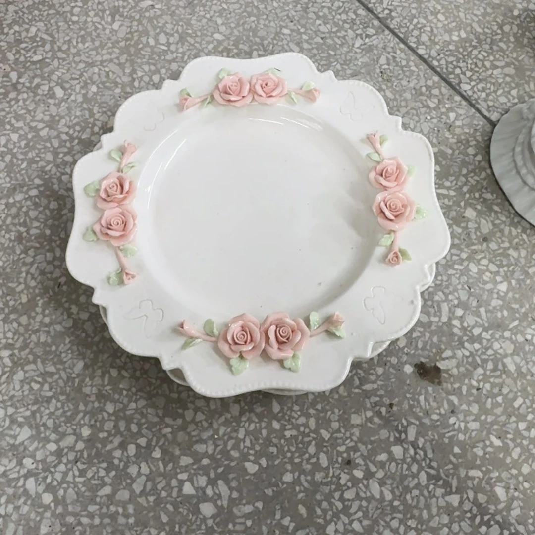 瓷片凯****本拍一发二微瑕餐盘