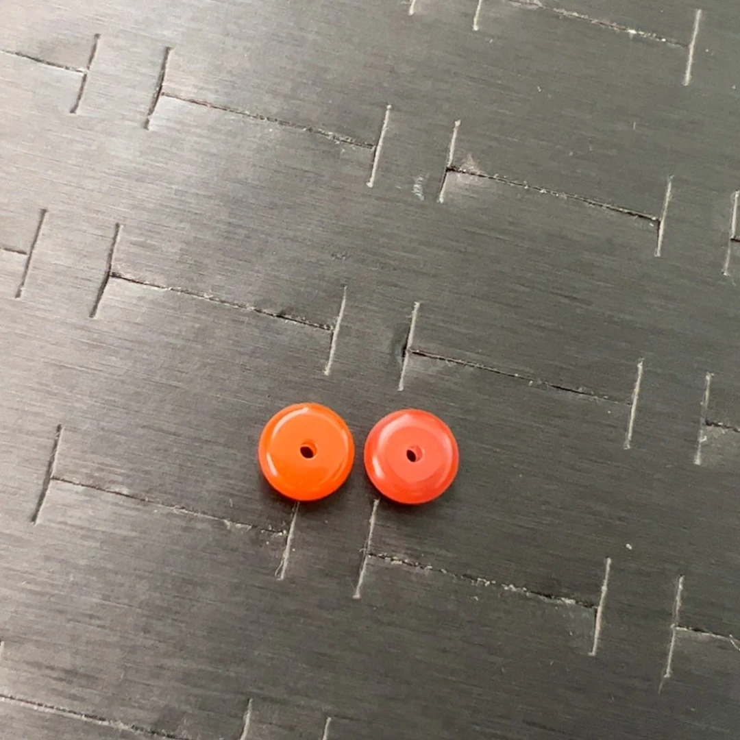 未镶嵌隔片南红玛瑙看**将