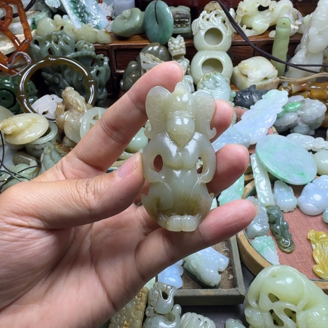 和田玉挂件未镶嵌百*