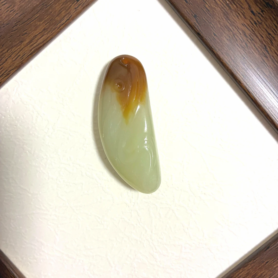 天然和田玉新疆糖白随形无事牌风生水起保真老坑手工百搭颈饰挂件