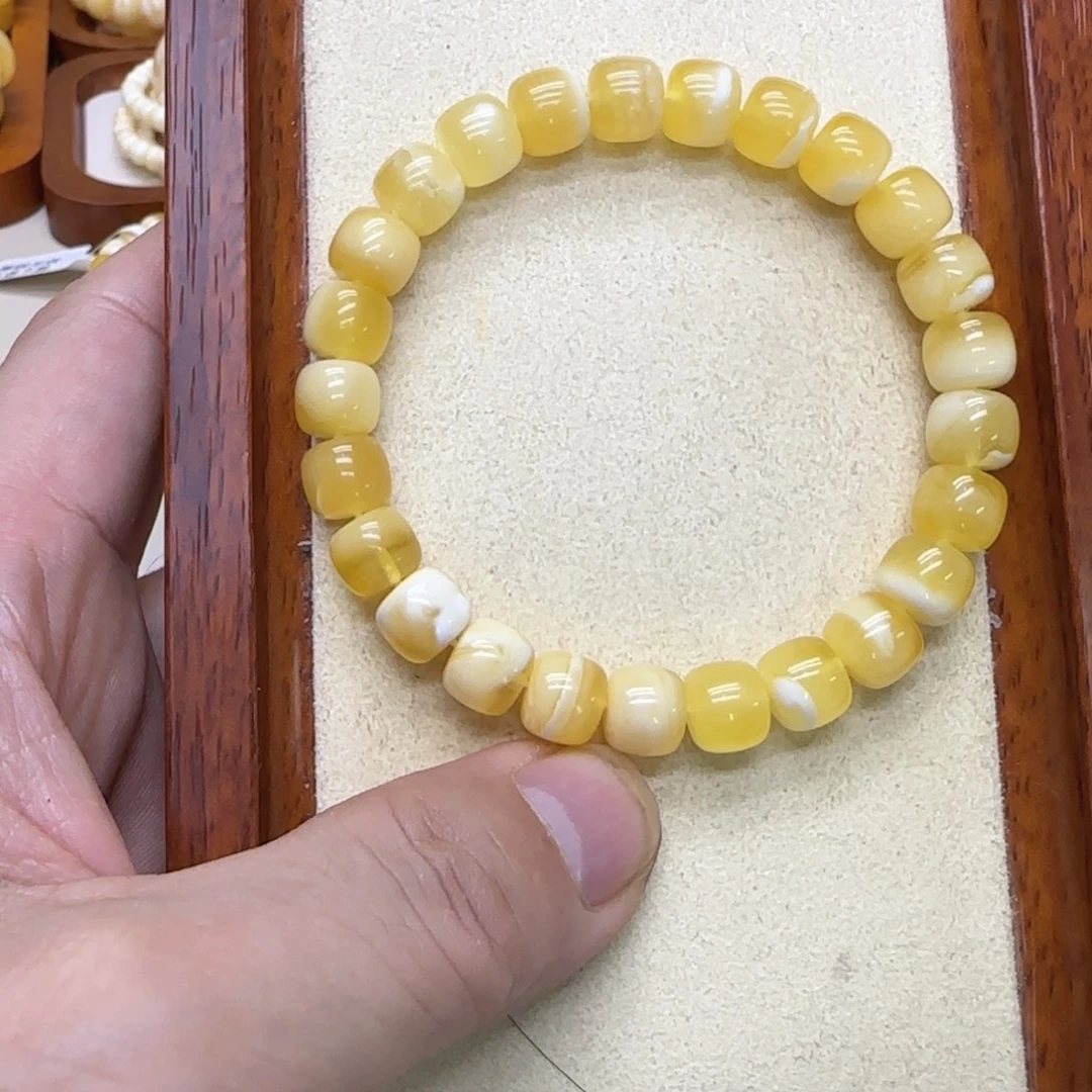 蜜蜡未镶嵌手串蜜蜡手串