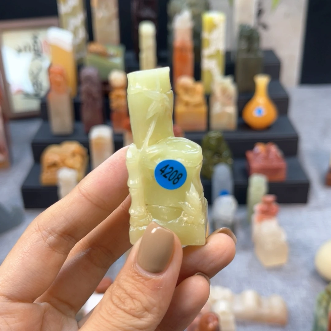 .***豆寿山石印石4209。