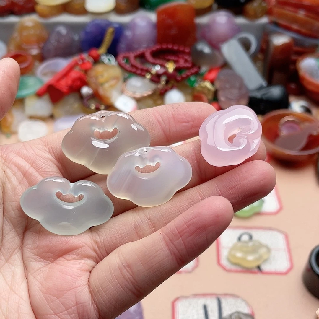 玛瑙/玉髓颈饰合金?***?