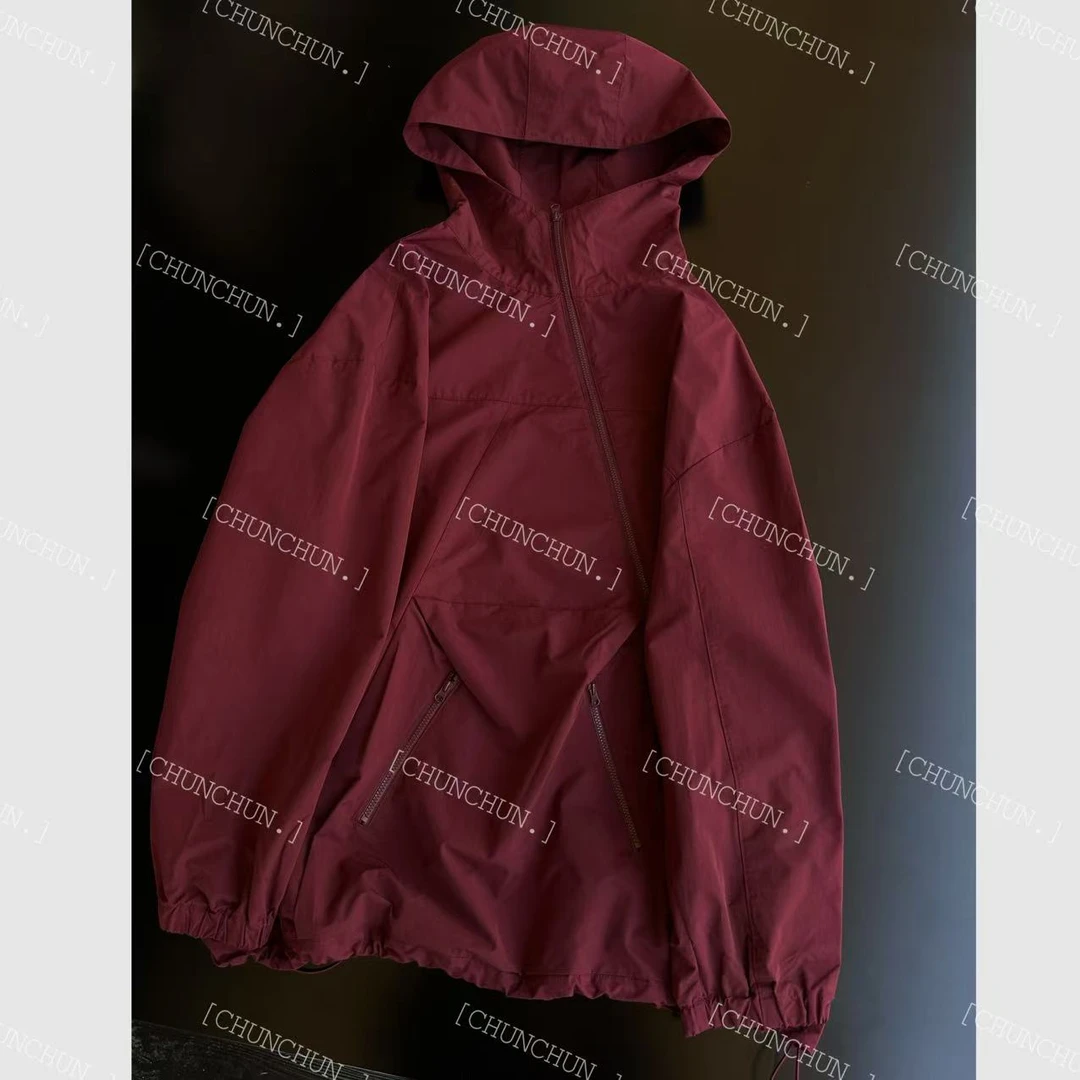 【纯纯女装】SEER CHUN高品质慵懒风连帽冲锋衣 51068