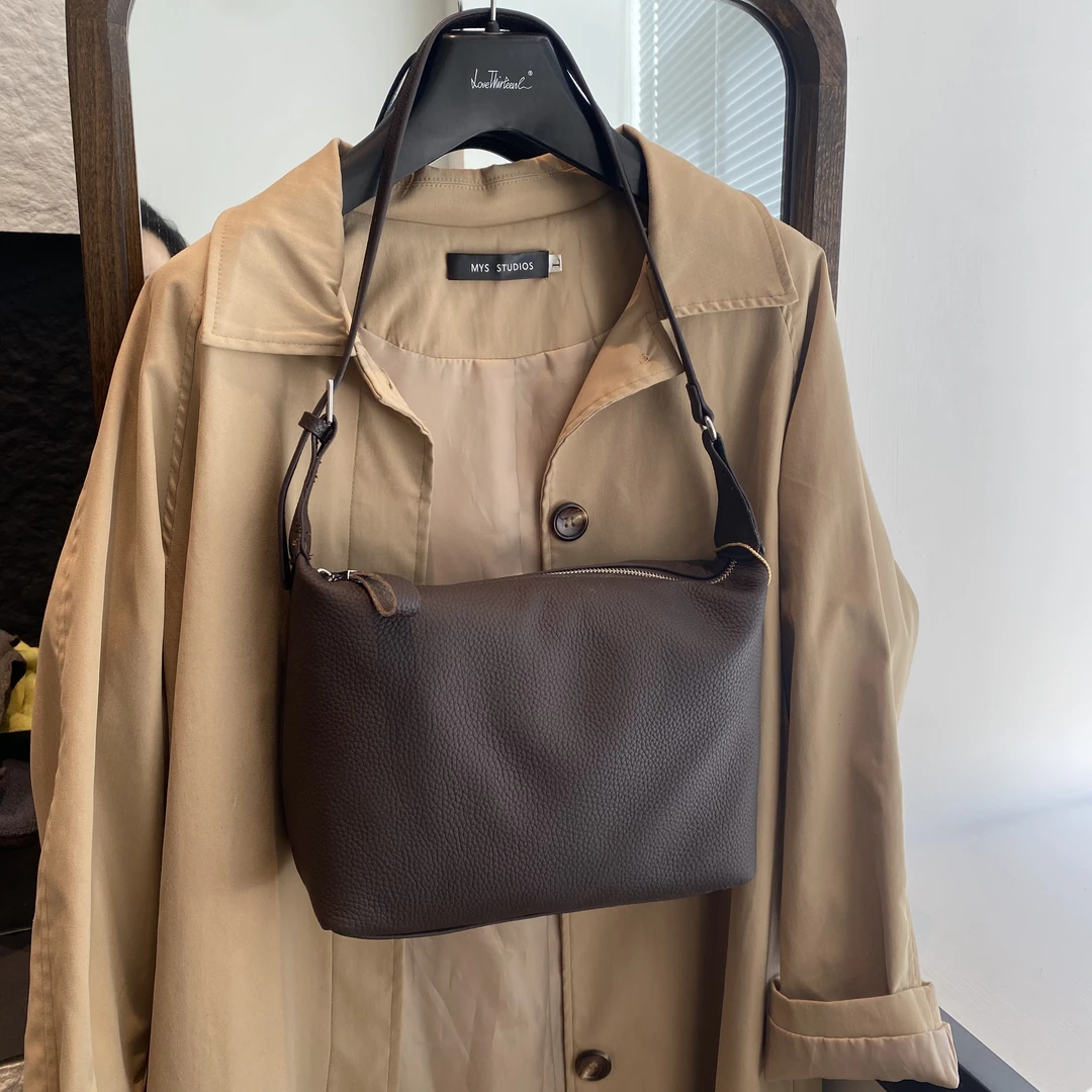 【头层牛皮】真皮女包单肩斜挎包8002