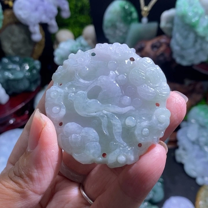 【闪购商品】颈饰未镶嵌翡翠喜上