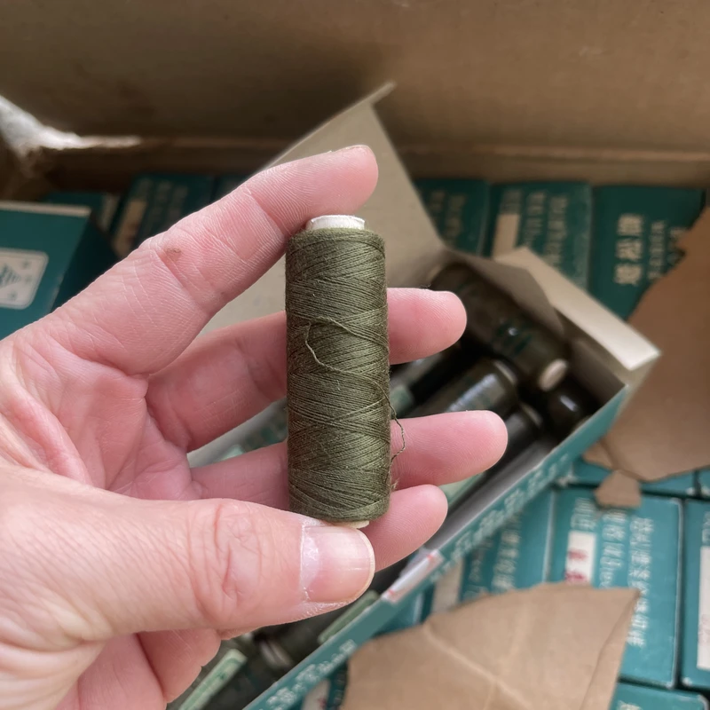 20只整盒老库存线缝纫线