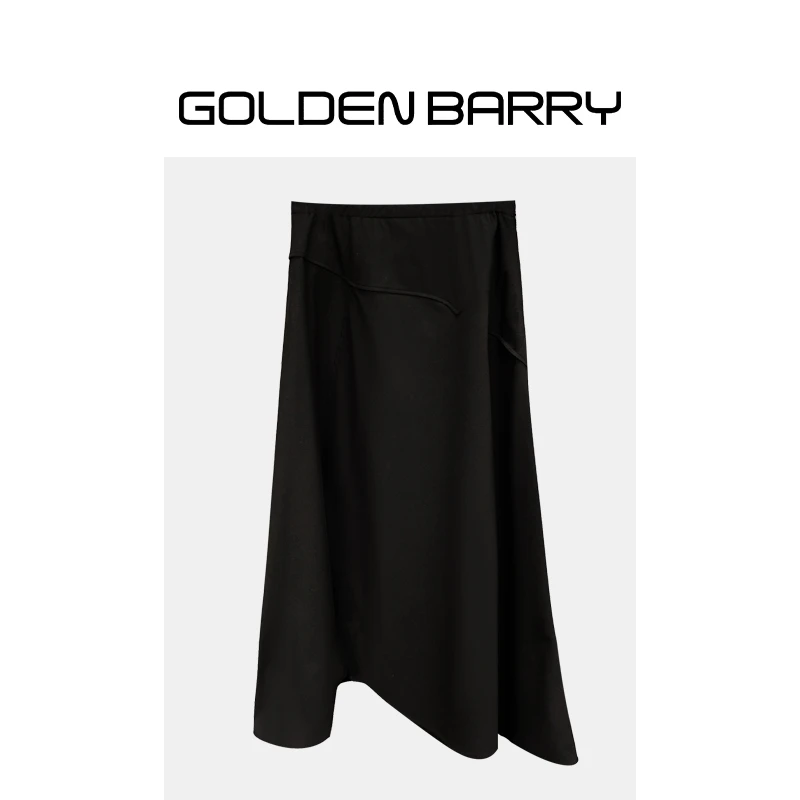 GOLDENBARRY|310121非对称飘逸半裙【微瑕1】