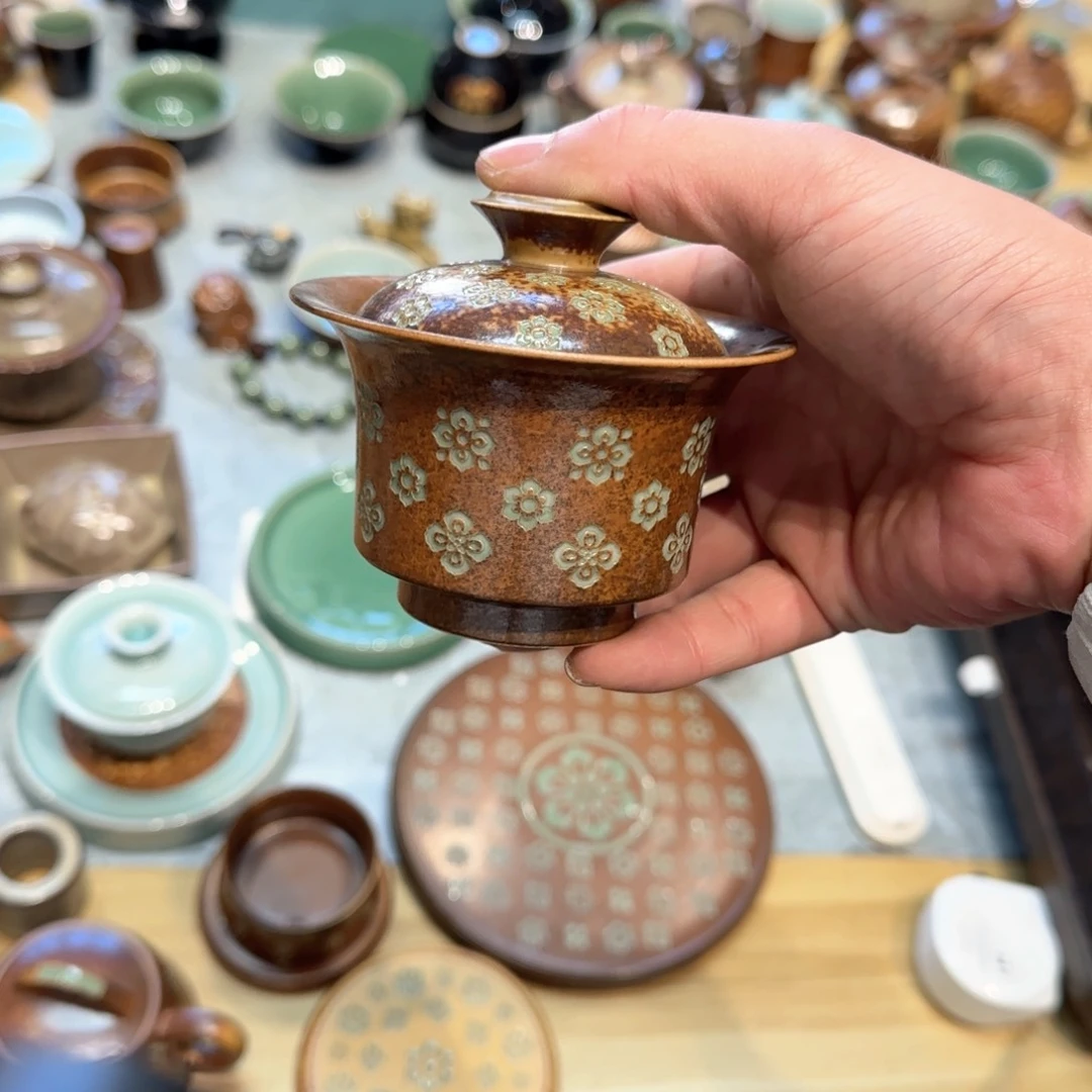 小金茶具青瓷茶器