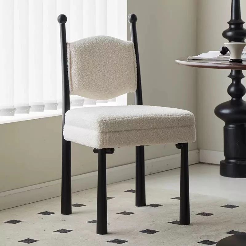 北欧餐椅家用王子椅化妆椅休闲椅靠背椅凳子书桌椅椅子餐厅简约