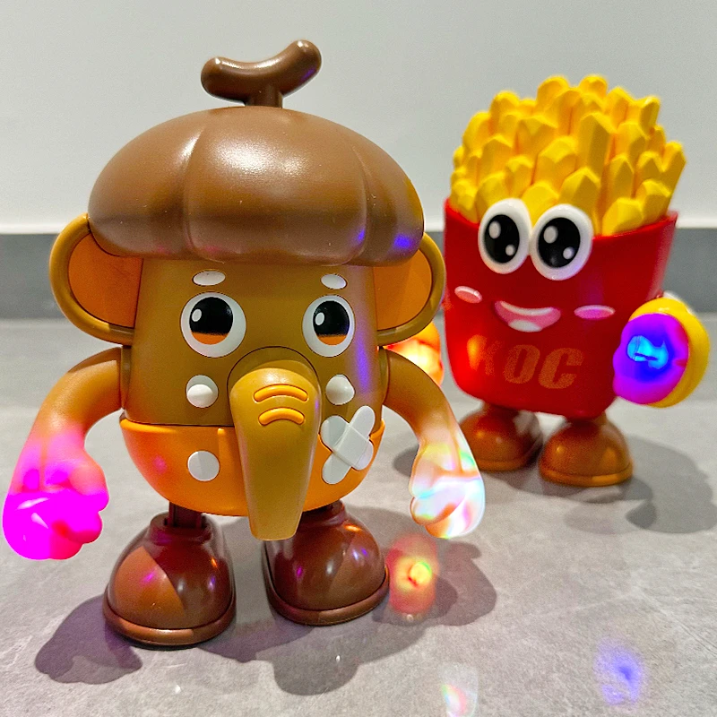 婴幼儿益智力早教0一4岁宝宝练习抬头训练6至18个月3声光跳舞玩具