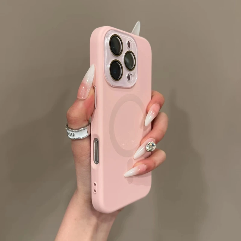 新款液态小视窗磁吸适用苹果16promax手机壳创意iPhone15高级14女