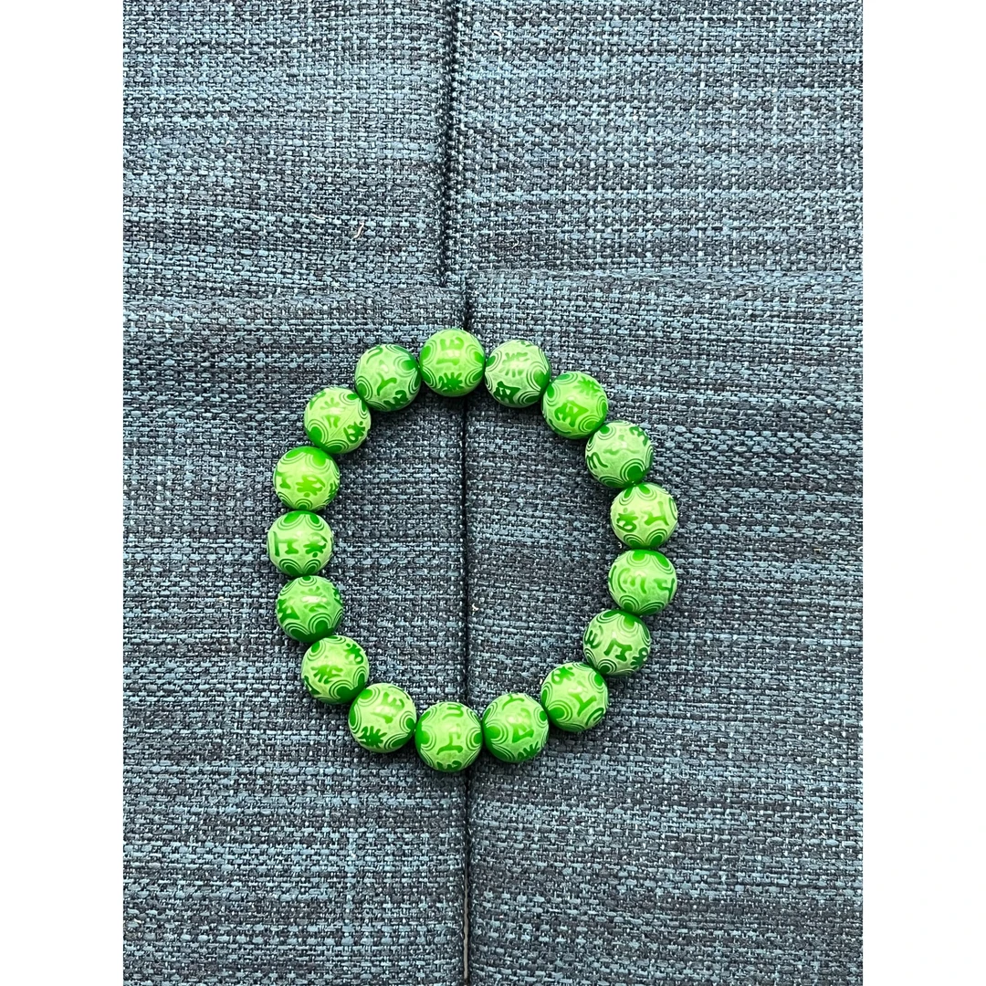 菩提雕六字言单圈男女款卡12无礼盒4806