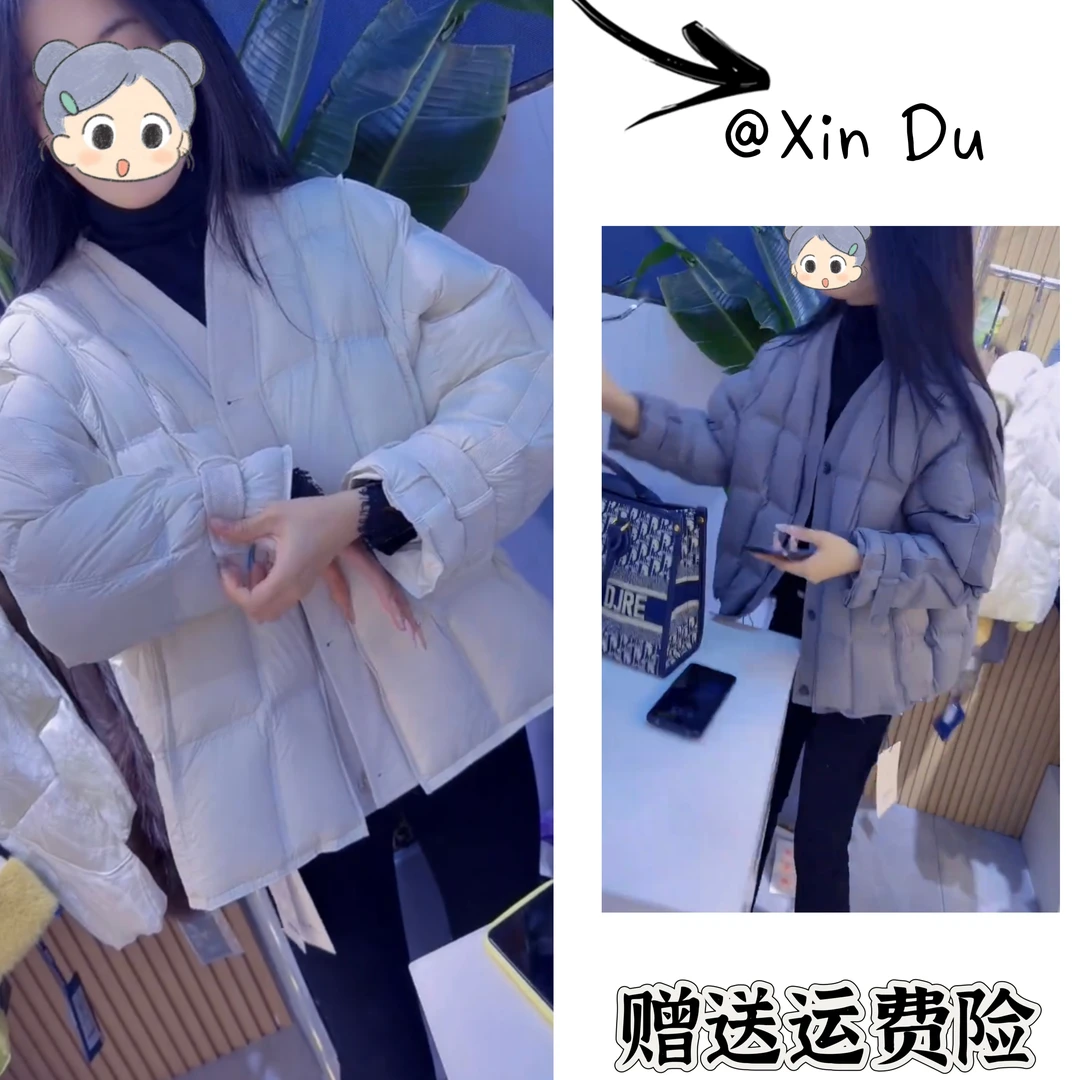 2025秋冬季新款时尚显瘦气质女士网红洋气棉服百搭款D25190