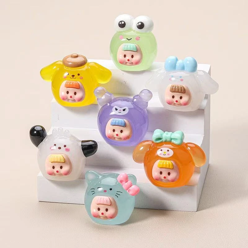 可爱三丽欧DIY树脂摆件